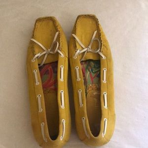 Yellow loafers